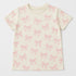 White Round Neck Bowknot All-Over Print
